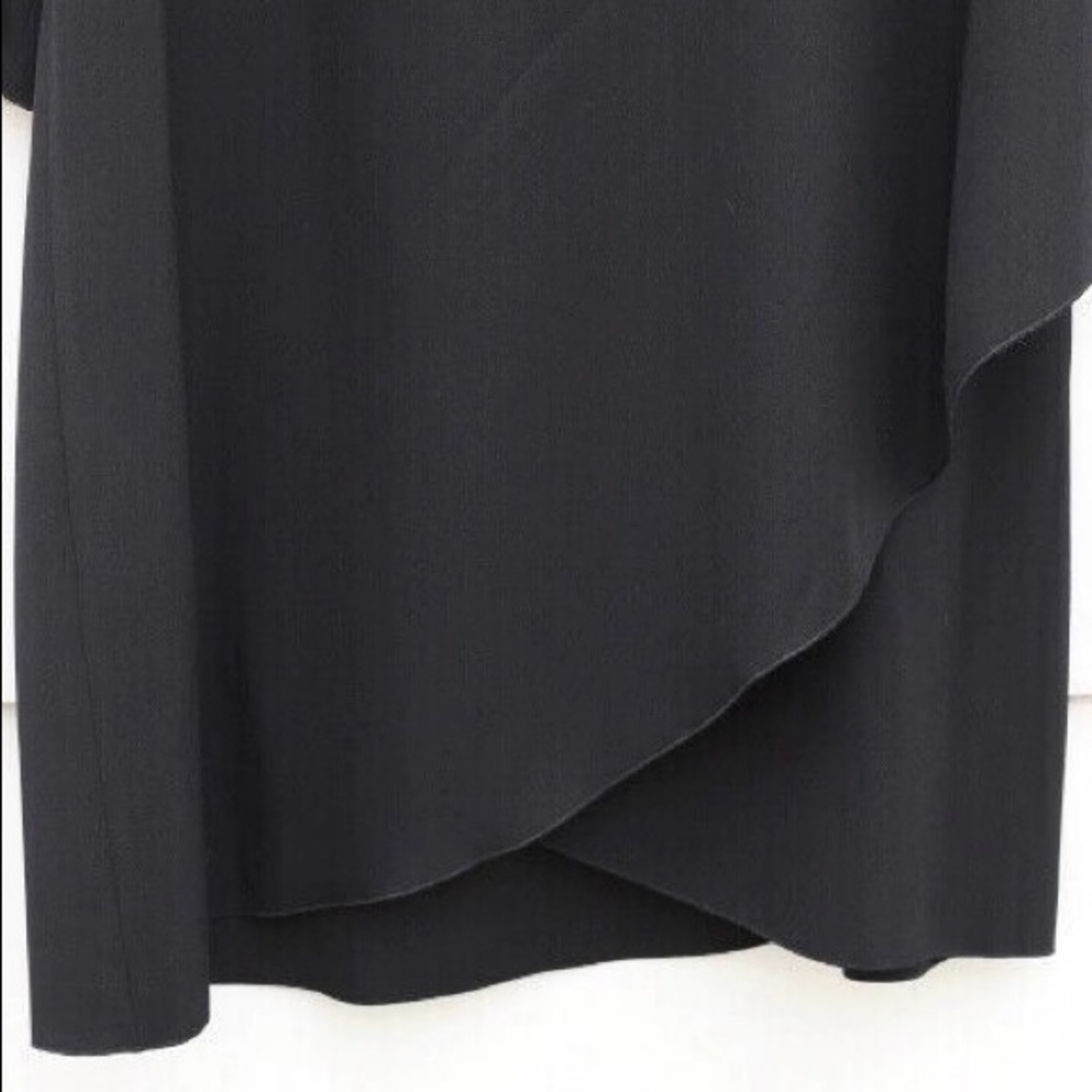 Anne Klein Shift Dress Black Boat Neck long Sleeve - Picture 8 of 8